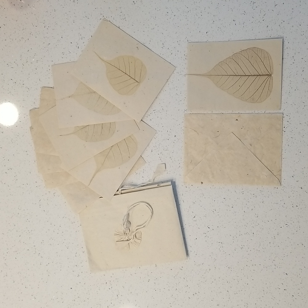 Note, card, stationary